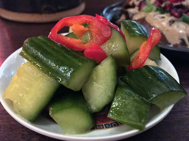 smashed cucumbers at daddy bao