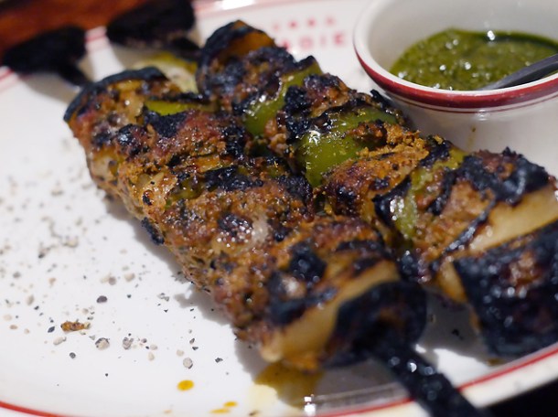 afghan lamb cannon kebabs at brigadiers bloomberg arcade