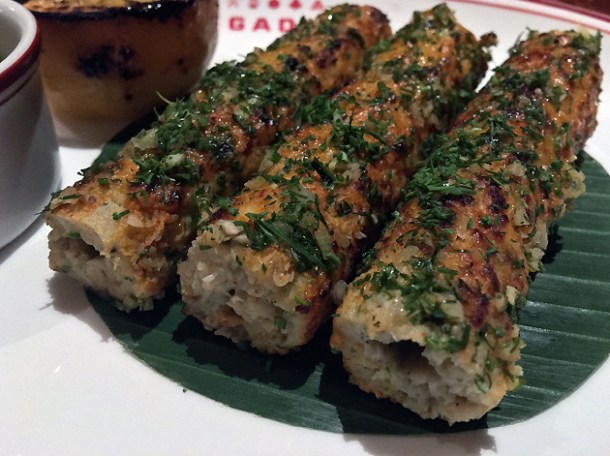 crab sheekh kebabs at brigadiers
