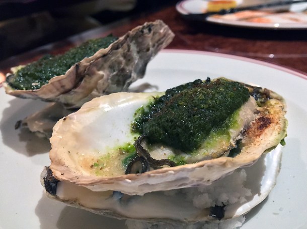 sagafella oysters at brigadiers