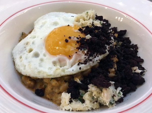 crab kedgeree at bob's lobster