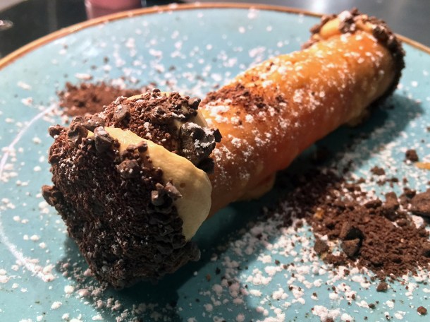 dulche de leche cannoli at temper covent garden