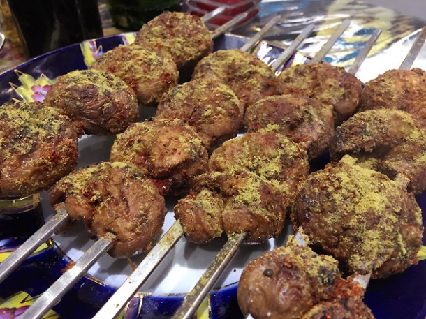 kidney kebabs at etles walthamstow