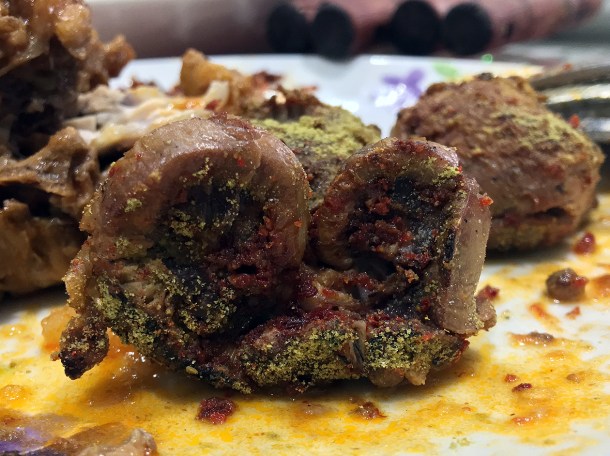kidney kebabs at etles