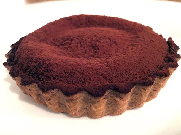 molten chocolate tart with Sichuanese custard at henry's bath
