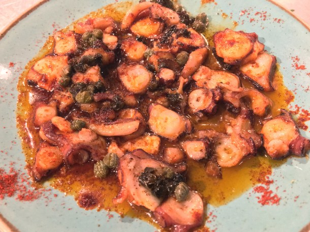 octopus at temper covent garden