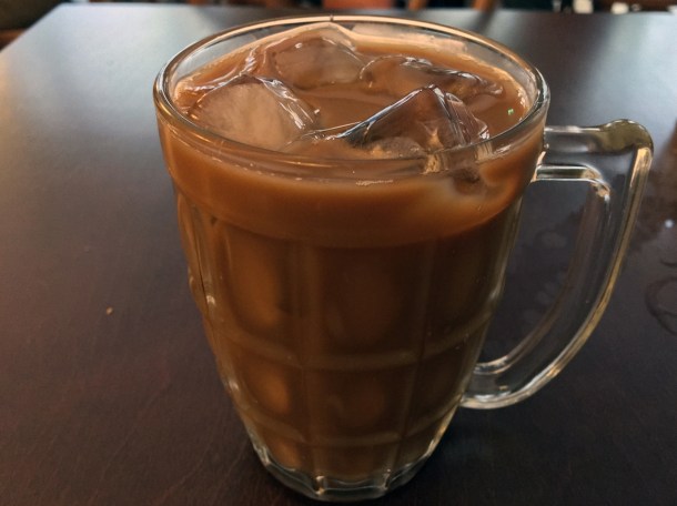 iced coffee at kin et deum