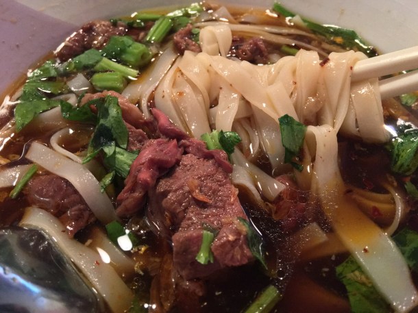 beef noodle soup special at singburi