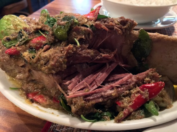 beef short rib curry special at singburi leytonstone