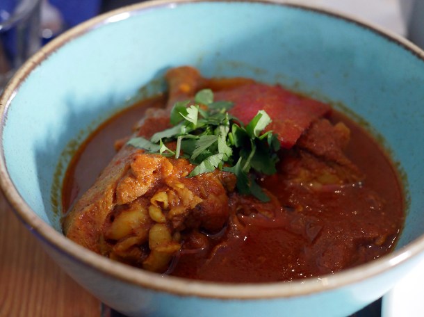 murgh masala chicken curry at masala wala cafe