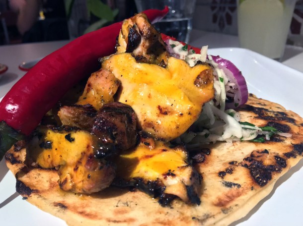 chicken shish at bababoom islington