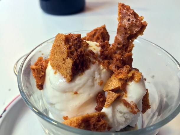 honeycomb pistachio at bababoom islington