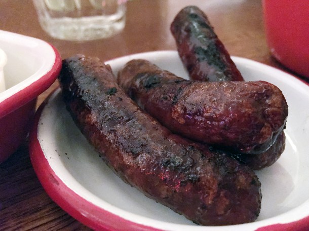 merguez sausages at bababoom islington