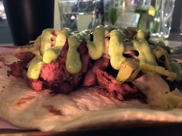 pork shawarma at maison bab