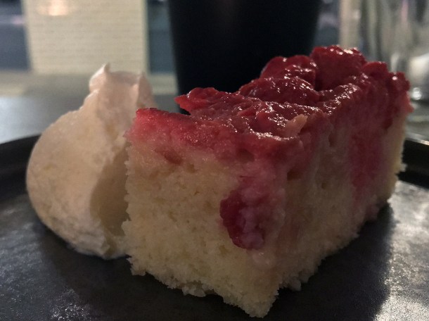 raspberry cake at maison bab covent garden