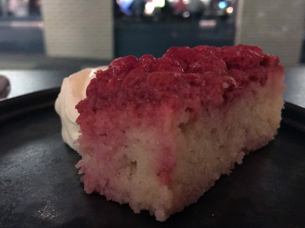 raspberry cake at maison bab