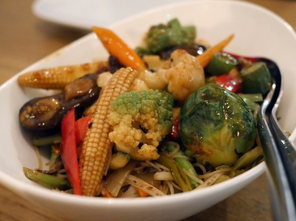 vegetarian noodles at red farm covent garden