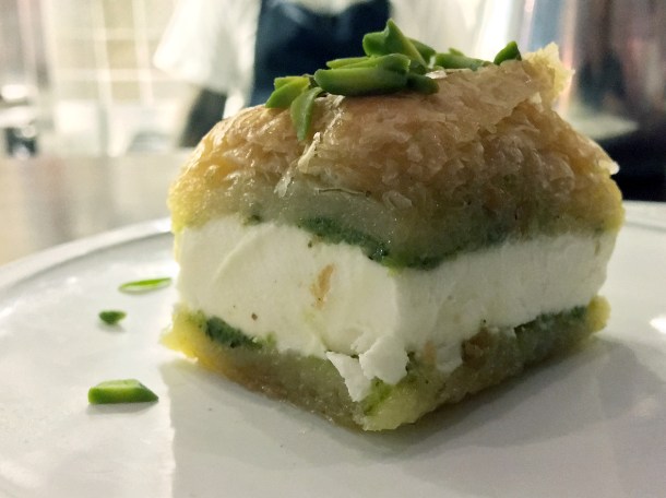 baklava ice cream sandwich at berenjak london