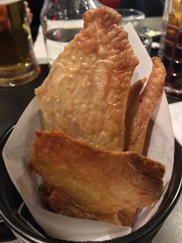 chicken skin at burger and beyond