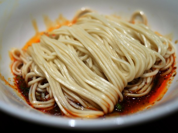 noodles in spicy sauce at din tai fung covent garden