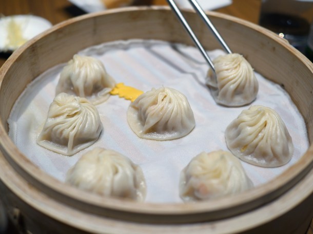 pork and crab xiaolongbao at din tai fung covent garden