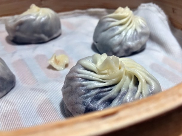 red bean and chocolate dessert dumplings at din tai fung henrietta street