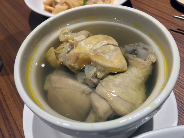 steamed chicken soup at din tai fung covent garden