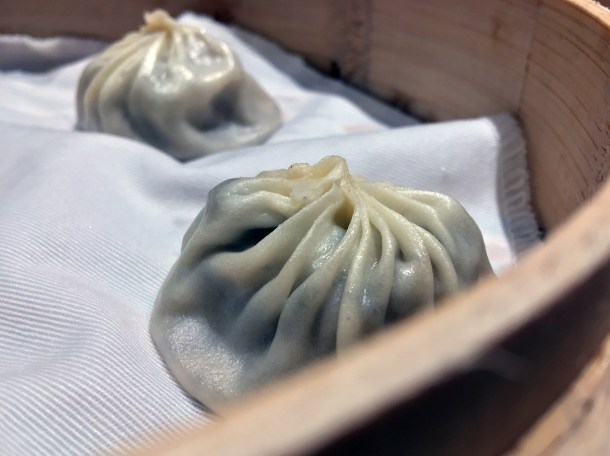 truffle pork soup dumplings at din tai fung covent garden