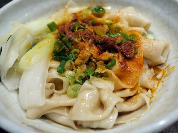 biang biang noodles at Murger Hanhan