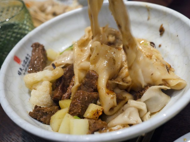 special beef noodles at Murger Han Mayfair