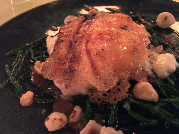 honey, feta, macadamia nuts and samphire at yeni