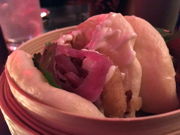 shiitake mushroom fritter bao at bao and bing