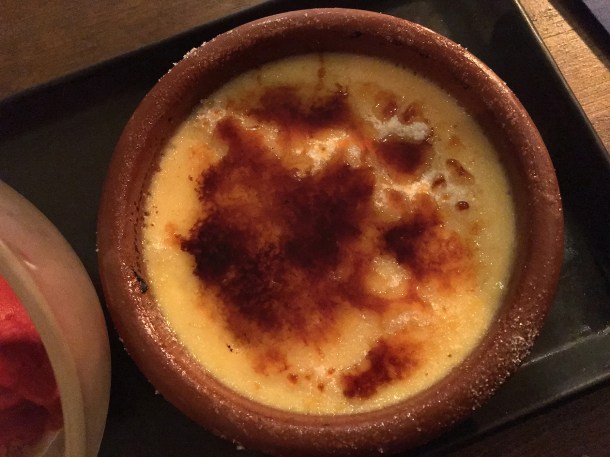 copyrighted photo of the crema catalana at Barullo London