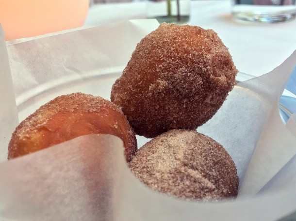 illustrative photo of the cinnamon doughnuts at Myrtle