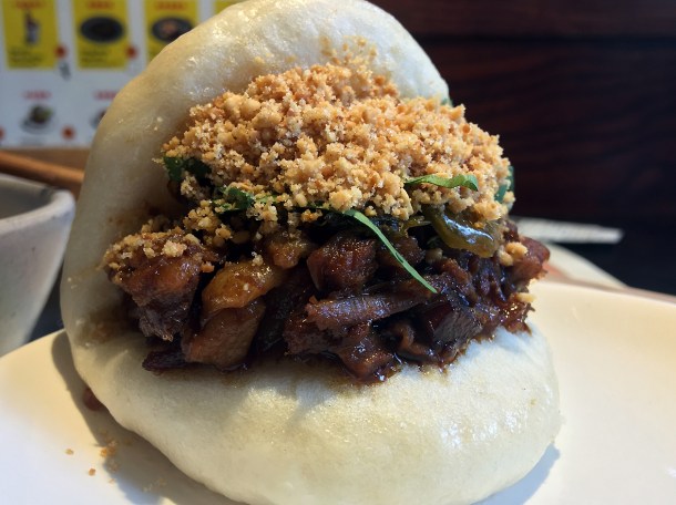 illustrative photo of the classic pork gua bao at Bao Borough