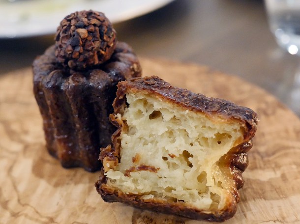 illustrative photo of the canelés at Wild Honey St James
