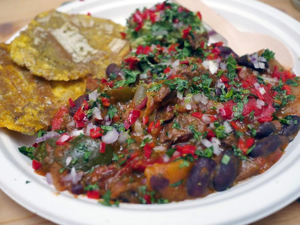illustrative photo of the chilli con carne from La Cumbia at Mercato Metropolitano
