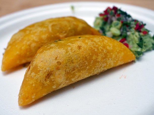 illustrative photo of the empanadas from La Cumbia at Mercato Metropolitano.