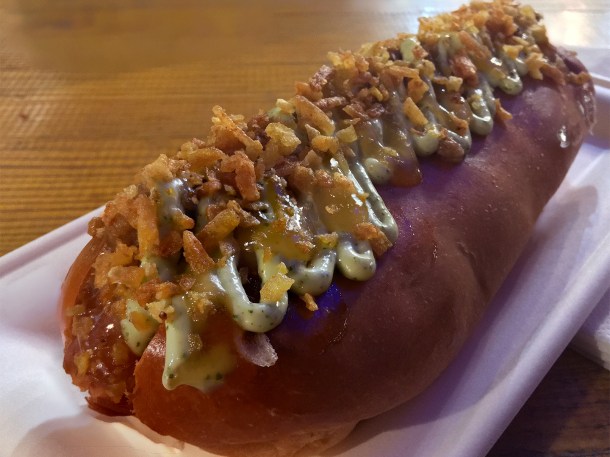 illustrative photo of the Frenchie-beef-hot-dog-from-Oprha's-at-Mercato-Metropolitano