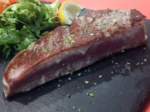 illustrative photo of the grilled tuna from Fish Lab-James Knight of Mayfair at Mercato Metropolitano