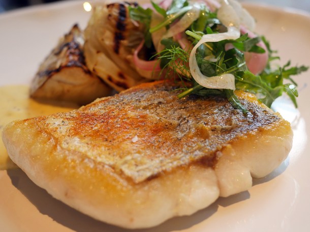 illustrative photo of the hake at Siren at The Goring Hotel