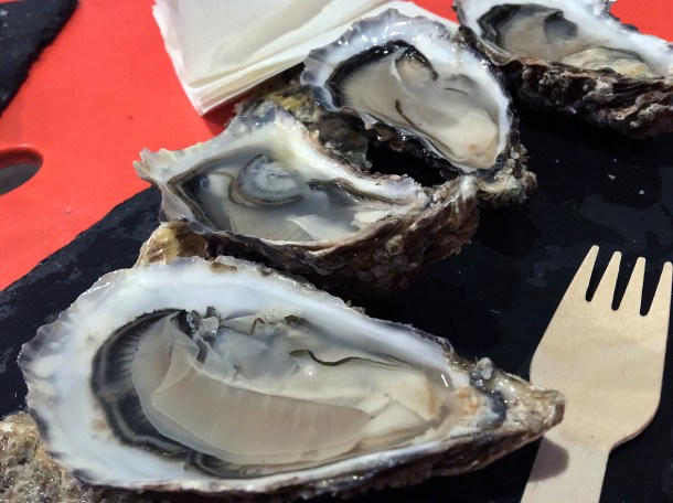 illustrative photo of the Rock oysters from Fish Lab at Mercato Metropolitano