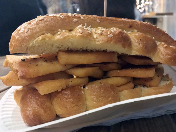 illustrative photo of the panelle from Little Sicily at Mercato Metropolitano Southwark