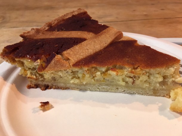 illustrative photo of the Pastiera from Caffe Latino at Mercato Metropolitano.