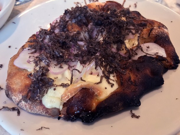 illustrative photo of the potato flatbread at Flor