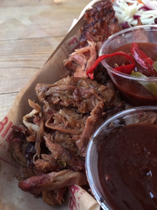 Illustrative photo of the pulled pork from Prairie Fire at Mercato Metropolitano