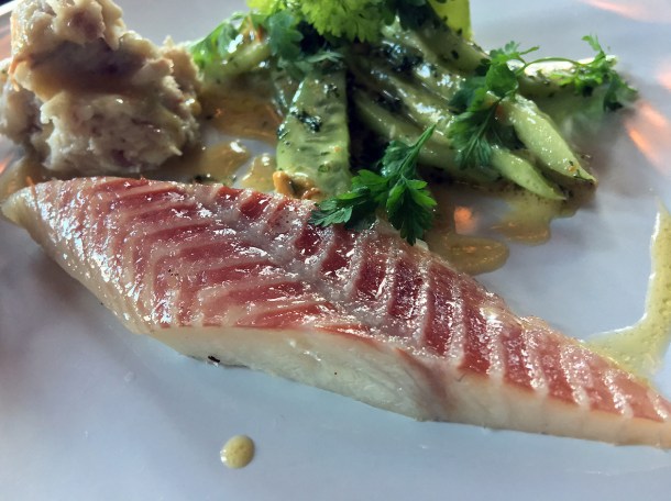 illustrative photo of the smoked eel at Wild Honey St James