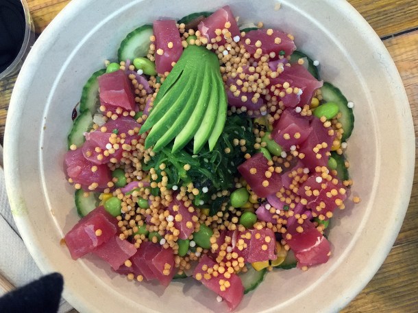 illustrative photo of the tuna chirashi sushi from from Katsuma at Mercato Metropolitano