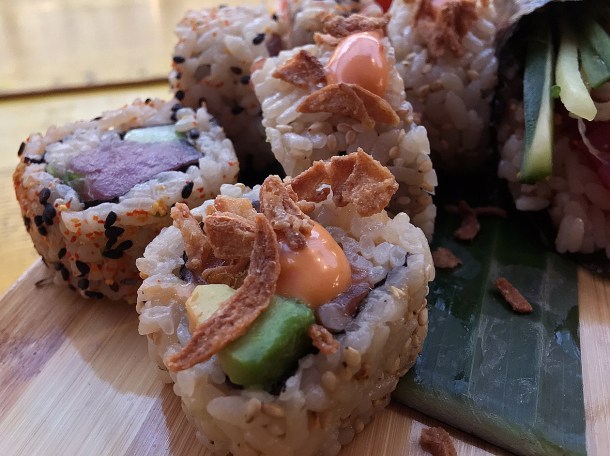 Illustrative photo of the uramaki from Katsuma at Mercato Metropolitano