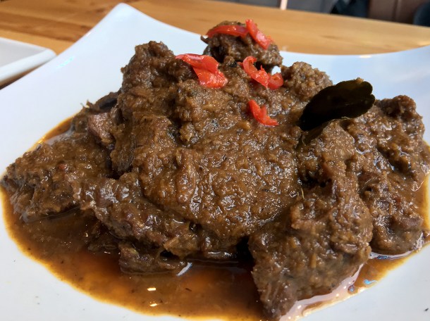 illustrative photo of the beef rendang at Wau